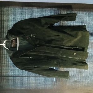 Wilson leather green jacket woman's medium